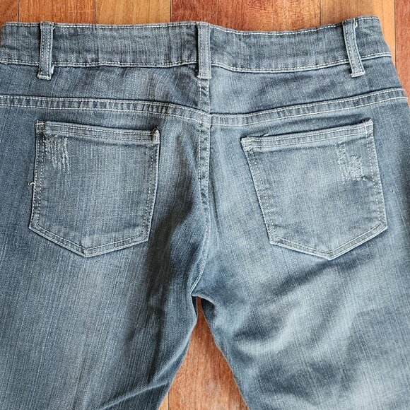 Forever 21 Gray Straight Leg Jeans Size 7 - Picture 15 of 16